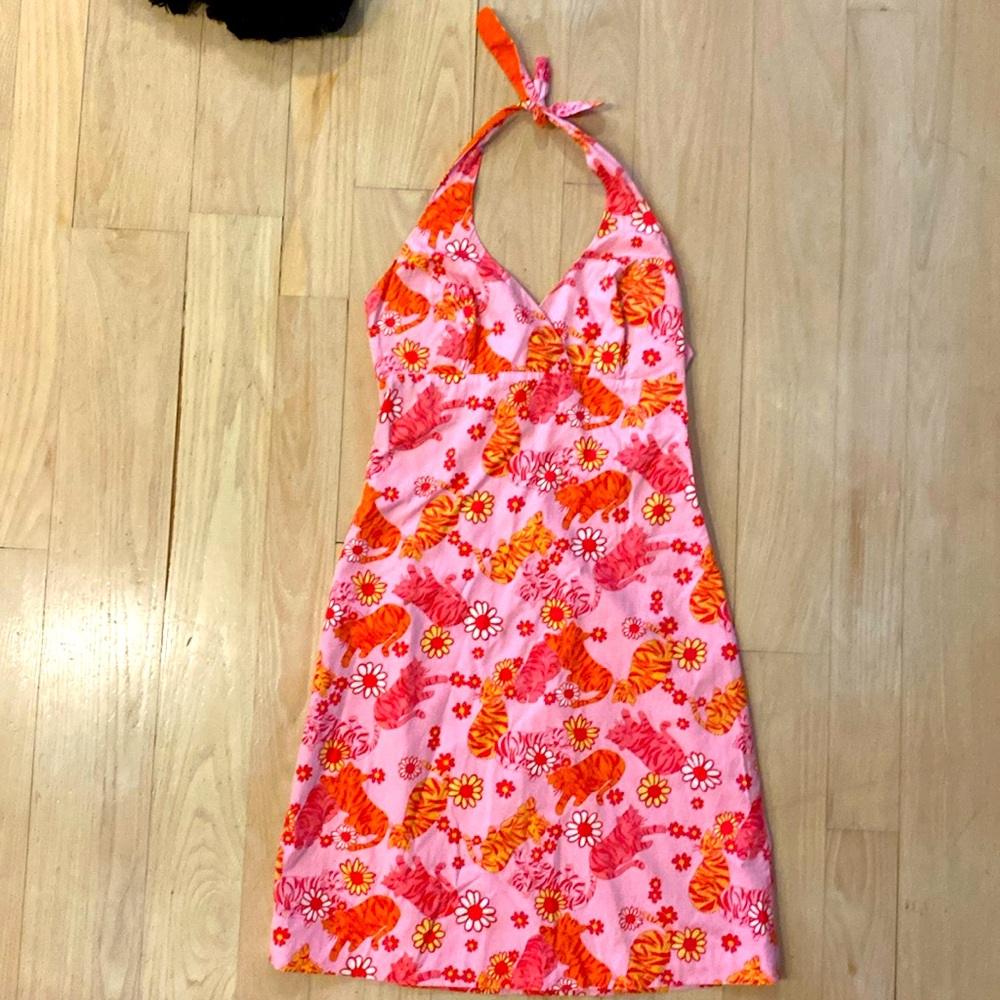 Lilly Pulitzer cotton halter sundress